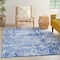Homeroots 6 x 9 ft. Ivory & Navy Abstract Grids Area Rug 385858 - alternate 7